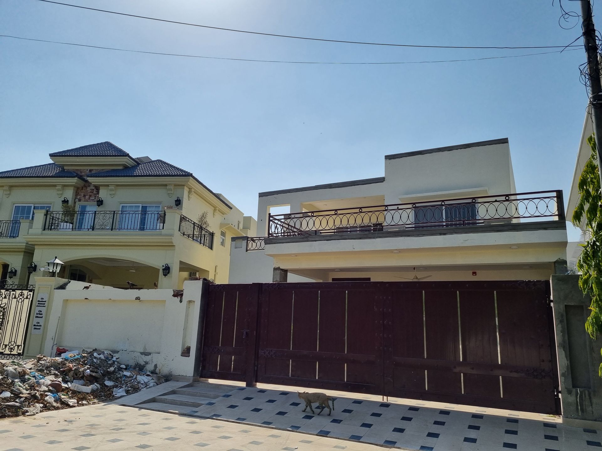 Completed modern house by Bunyad Allied